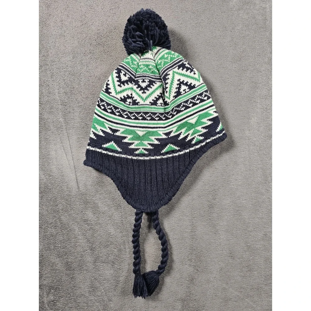 adidas Originals Notre Dame Fighting Irish‎ Pom Ear Flap Knit Beanie Hat OSFA